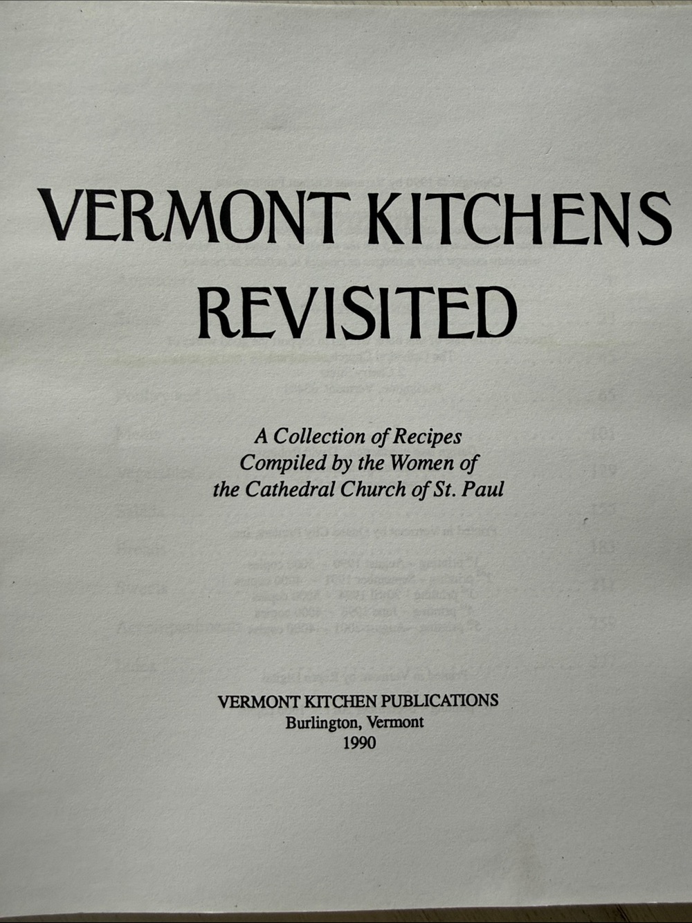 Vermont Kitchens Revisited Cookbook St. Paul’s Burlington - Picture 3 of 12